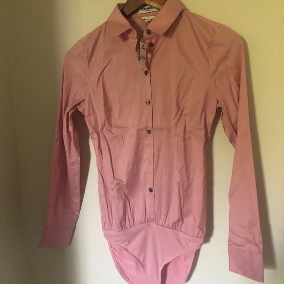 Nwt Button Down Bodysuit Express 